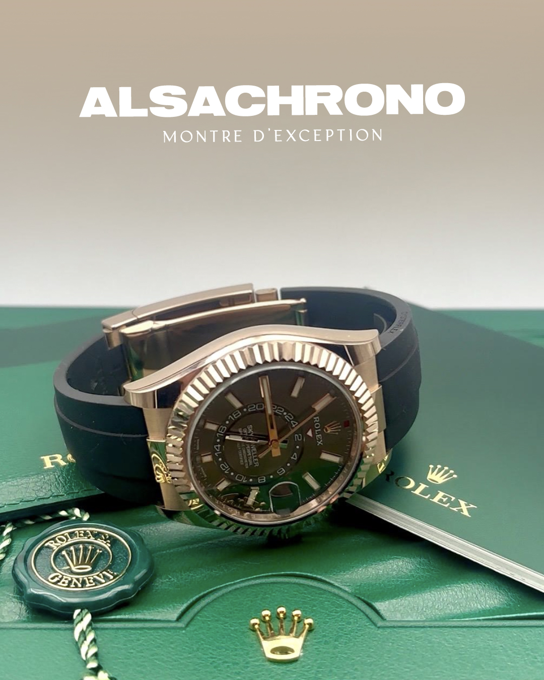 Rolex skydweller or rose